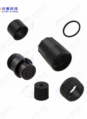 3282-8SG-315《CONN PLUG FMALE 8P GOLD SLDR CUP》