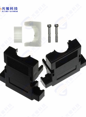 956-015-010R011《CONN BACKSHELL 15POS 180DEG BLK》