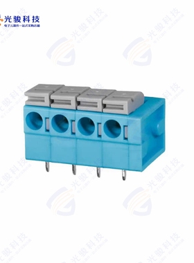TBL004-508-04BE-2GY《TERMINAL BLOCK, SCREWLESS, 5.08,》