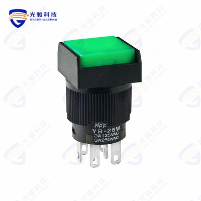 YB26WSKW01-FB 《SWITCH PUSHBUTTON DPDT 3A 125V》