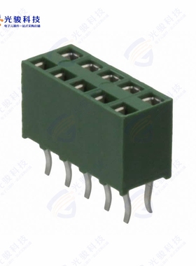 215307-5《CONN RCPT 10POS 0.1 GOLD PCB》