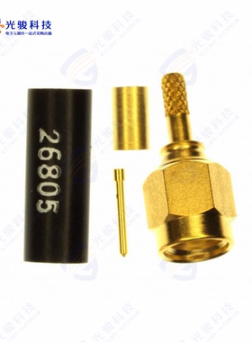 1051654-1《CONN SMA PLUG STR 50 OHM SOLDER》