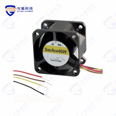 9WL0412P3J001《FAN 40X28MM 12VDC IP68 RBLS》