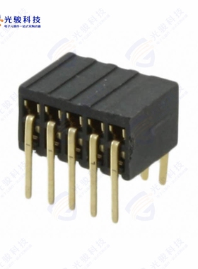 M50-3200545《CONN RCPT 10P 0.05 GOLD PCB R/A》