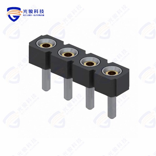 315-43-104-41-003000《CONN RCPT 4POS 0.1 GOLD PCB》