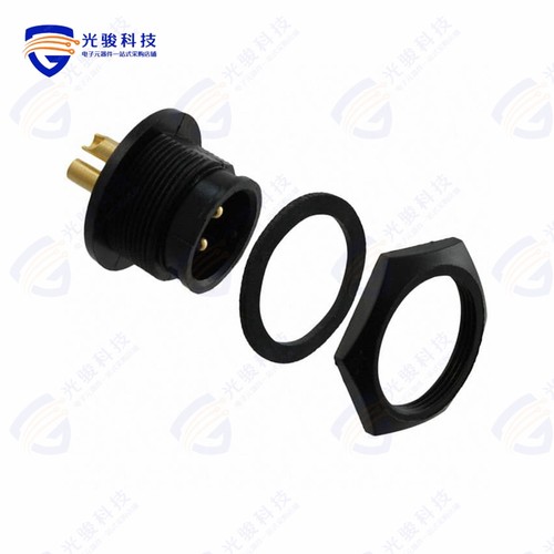 4182-2PG-300《CONN RCPT MALE 2P GOLD SLDR CUP》