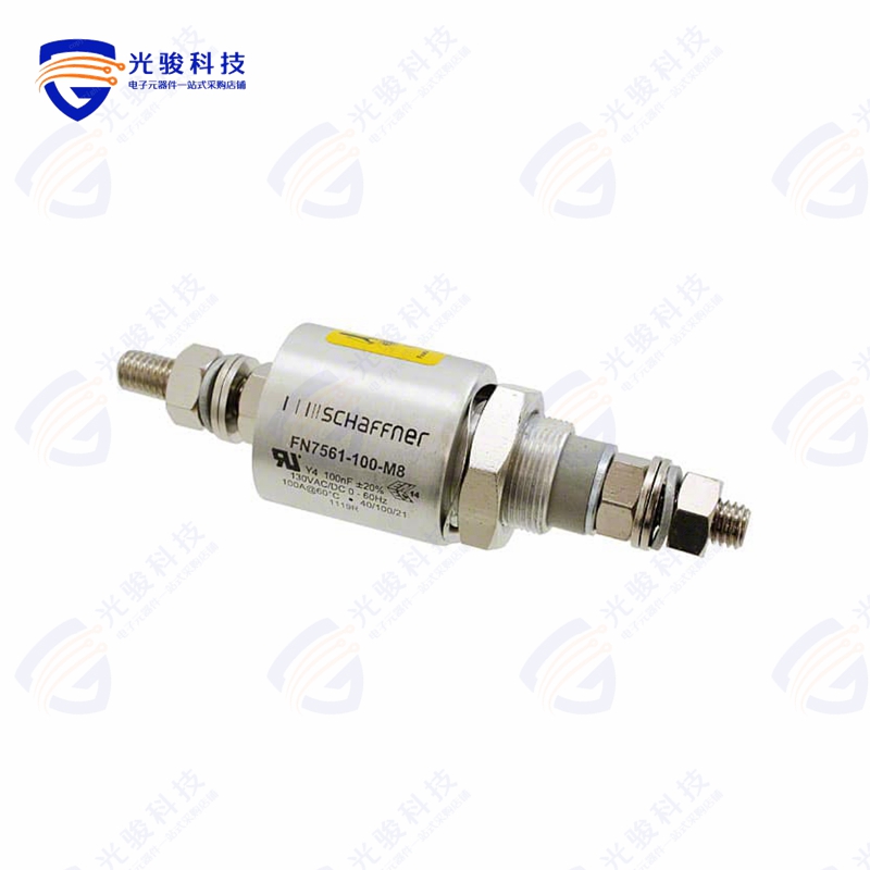 FN7561-100-M8《CAP FEEDTHRU 0.1UF 650V AXIAL》