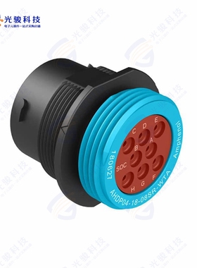 AHDP04-18-08SR-WTA《CONN RCPT HSG FMALE 8POS PNL MT》