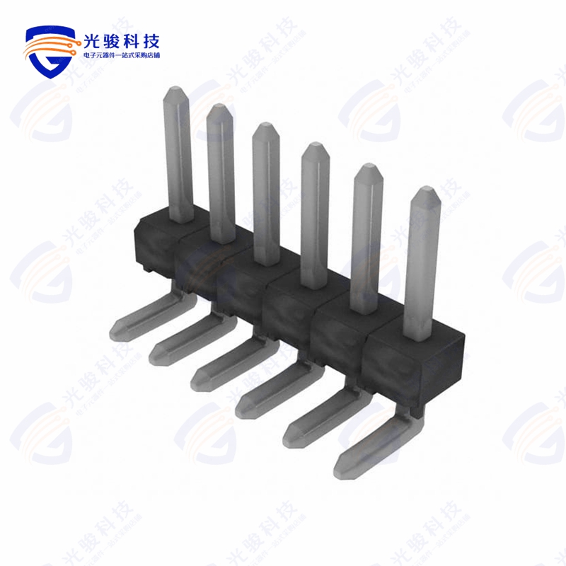 TSW-106-08-T-S-RA《CONN HEADER R/A 6POS 2.54MM》