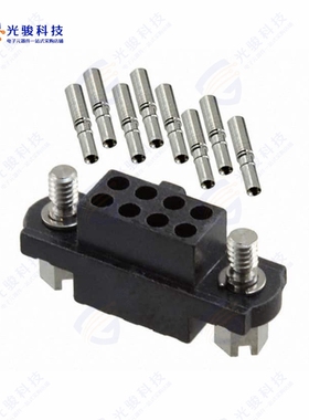M80-4610842《CONN RCPT 8P CRIMP 24-28AWG GOLD》