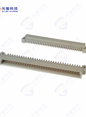 536385-5《CONN DIN PLUG 64POS PCB RA GOLD》