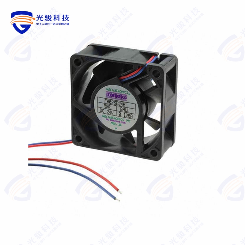 F6025X24B-FHR-CC-GB《FAN AXIAL 60X25MM 24VDC WIRE》