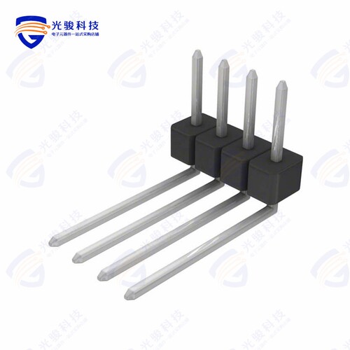 PEC04SBEN《CONN HEADER R/A 4POS 2.54MM》