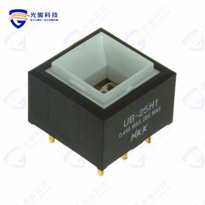 UB25SKG035F 《SWITCH PUSH DPDT 0.4VA 28V》