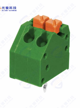 TBL002A-350-02GR-2OR《TERMINAL BLOCK, SCREWLESS, 3.50,》