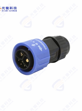 24204131-01《CONN RCPT MALE 6POS SOLDER CUP》