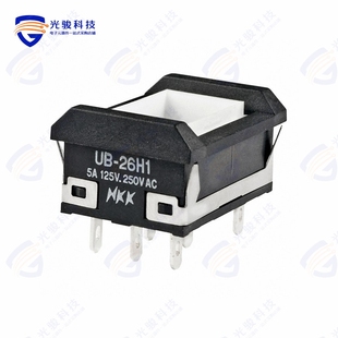 UB26NBKW015C 《SWITCH PUSHBUTTON DPDT 5A 125V》