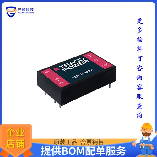 TEN 20-11015WIRH电源模块【20 WATT DC/DC, 4000 VAC ISOLATIO】