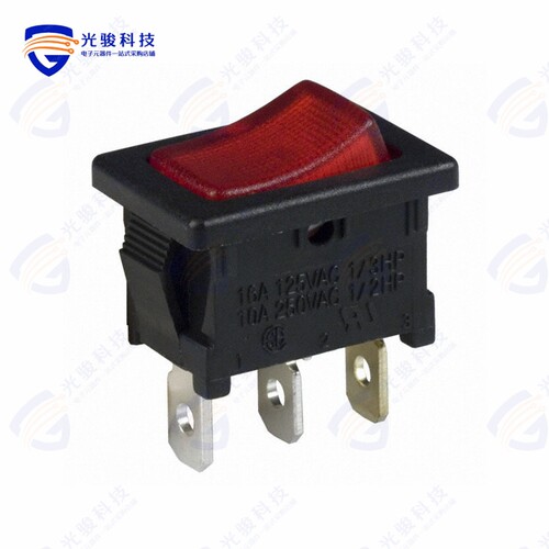 DA102J3RS215QF8 《SWITCH ROCKER SPST 16A 125V》