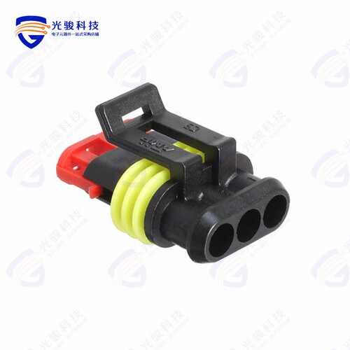 282087-1《CONN PLUG 3POS 1.5 SERIES BLACK》