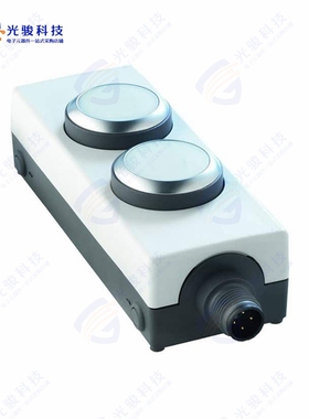 1.22.392.392/2200 《E-BOX M12, 2 PUSHBUTTONS FLAT WH》