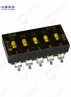219-5LPSTR 《SWITCH SLIDE DIP SPST 100MA 20V》