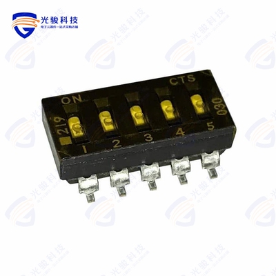 219-5LPSTR 《SWITCH SLIDE DIP SPST 100MA 20V》