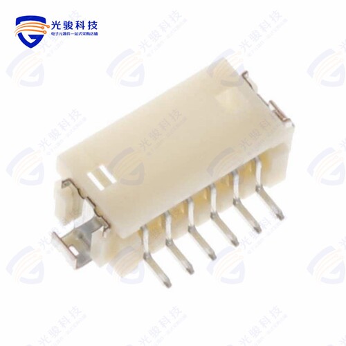 DF13A-6P-1.25H(75)《CONN HEADER SMD R/A 6POS 1.25MM》
