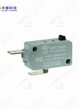 V15T16-CC200 《SWITCH SNAP ACT SPST-NC 16A 250V》