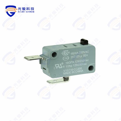 V15T16-CC200 《SWITCH SNAP ACT SPST-NC 16A 250V》