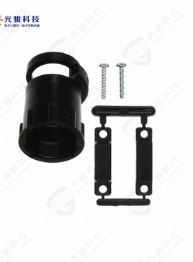 213902-3《CONN BACKSHELL W/CLAMP SZ 17 BLK》