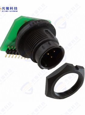 EN3P6MRAPCBN《CONN RCPT MALE 6POS GOLD SOLDER》