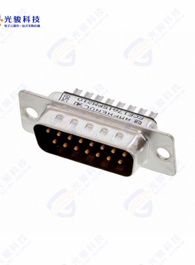 FCE17A15PM210《CONN D-SUB PLUG 15POS SLDR CUP》