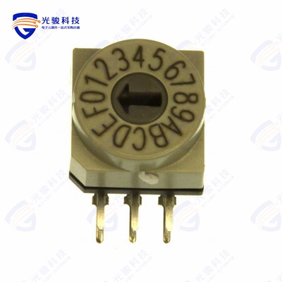 PT65103L254 《SWITCH ROTARY DIP HEX 150MA 24V》