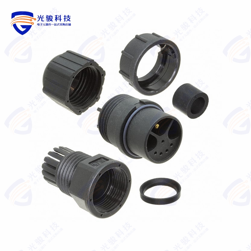 DCU-08BFEA-LL7001《CONN CIRC PLUG 8P GOLD SLDR CUP》