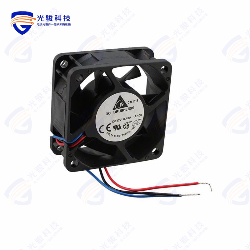 AFB0612EH-AR00《FAN AXIAL 60X25.4MM 12VDC WIRE》