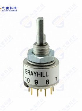 56P36-01-1-09N 《SWITCH ROTARY 9POS 200MA 115V》