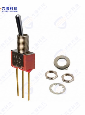 7101SYWBE 《SWITCH TOGGLE SPDT 0.4VA 20V》