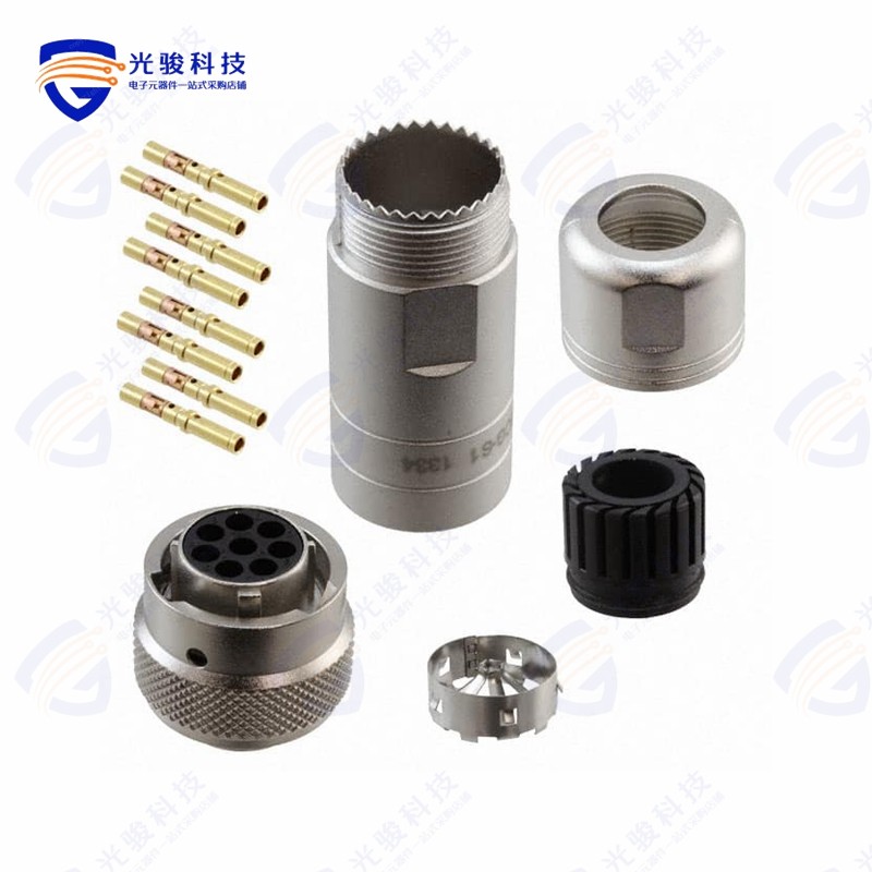 rt06128snh-k《conn plug fmale 8pos gold crimp》