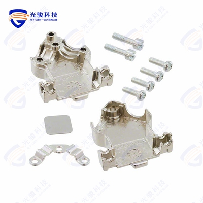 1534805-1《CONN BACKSHELL 9POS 45DEG SHLD》