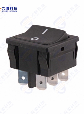 D201J12S205PQA 《SWITCH ROCKER DPDT 4A 125V》