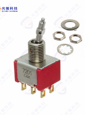 7201L40DZGE 《SWITCH TOGGLE DPDT 5A 120V》