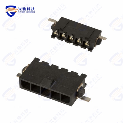 2-1445091-5《CONN HEADER SMD R/A 5POS 3MM》