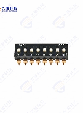 JS0208AP4-S 《SWITCH SLIDE DIP SPST 25MA 24V》