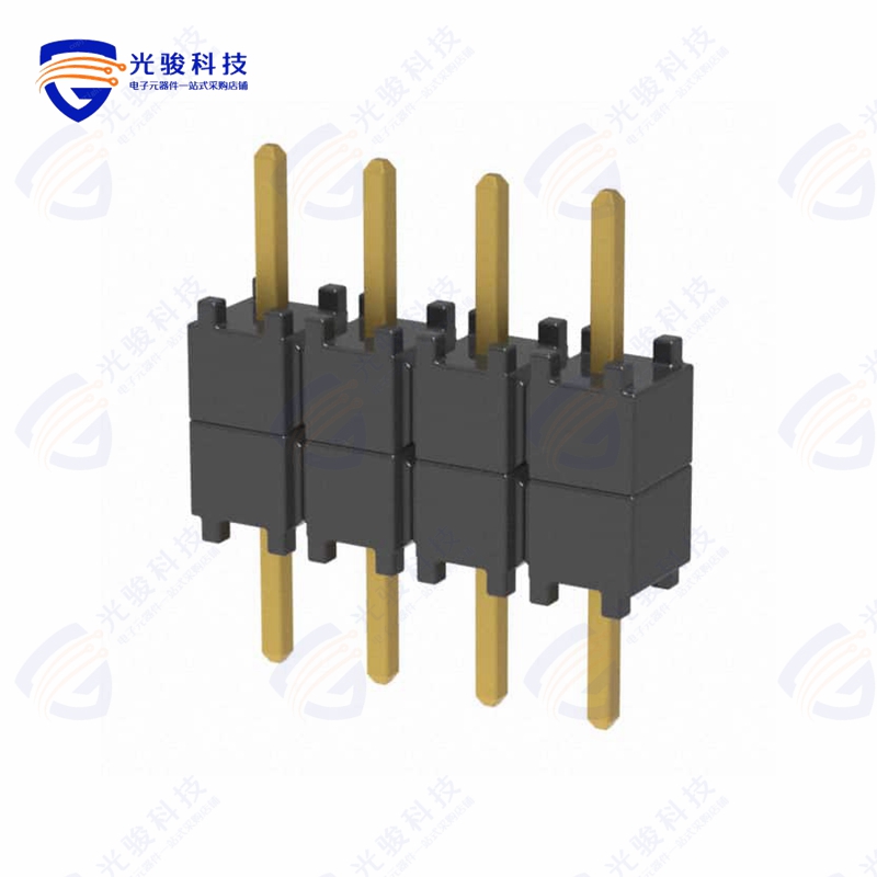 DW-04-07-G-S-200《CONN HDR 4POS 0.1 STACK T/H GOLD》