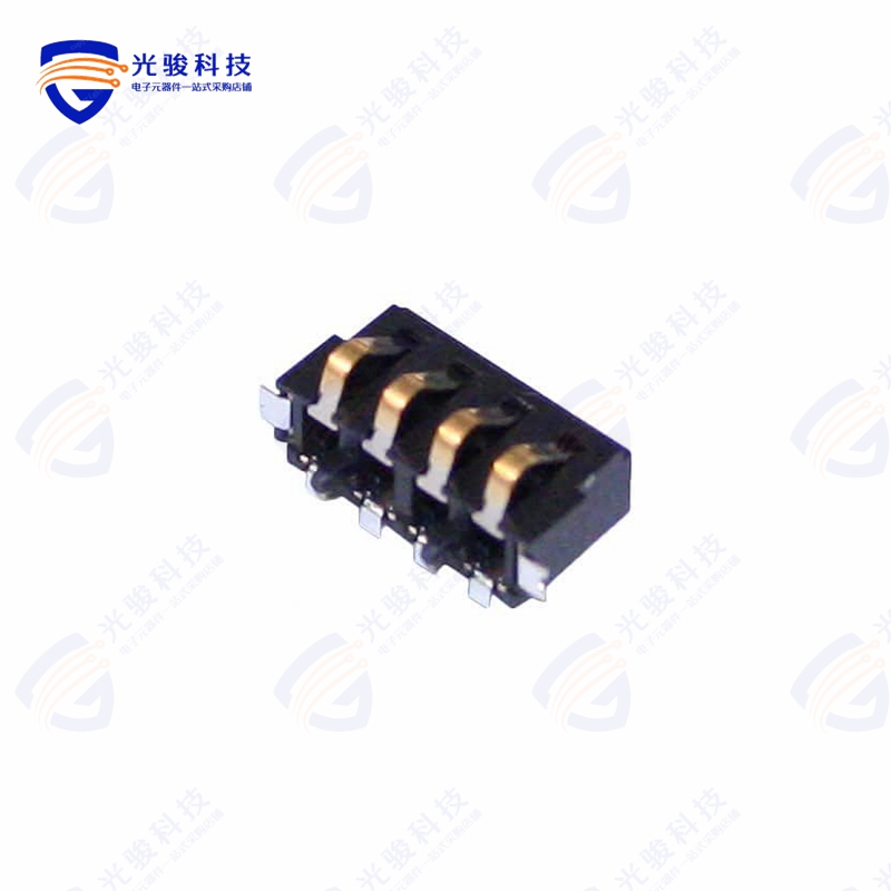9155004852006《CONN SPRING BATTERY 4POS R/A SMD》