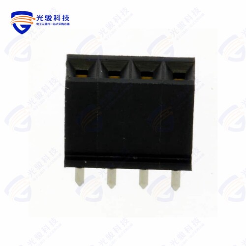 66951-004LF《CONN RCPT 4POS 0.1 GOLD PCB》