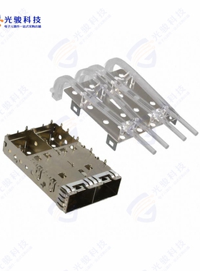 2007262-1《CONN SFP+ CAGE 1X2 PRESS-FIT R/A》
