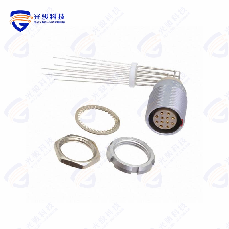 ECG.2B.312.CLV《CONN RCPT FMALE 12POS GOLD SLDR》