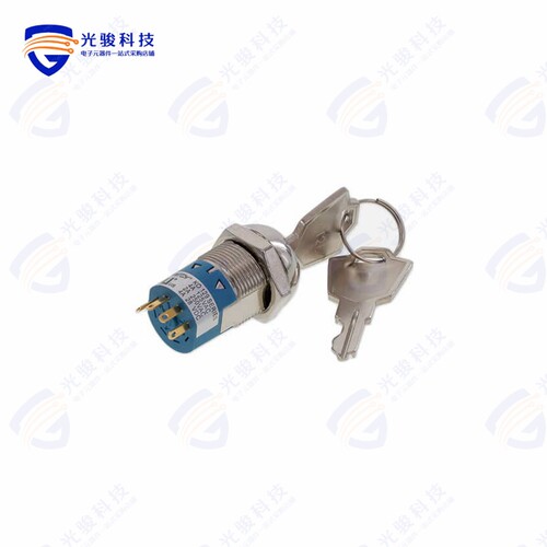KO129CA126 《SWITCH KEYLOCK 3POS SP3T 4A 125V》